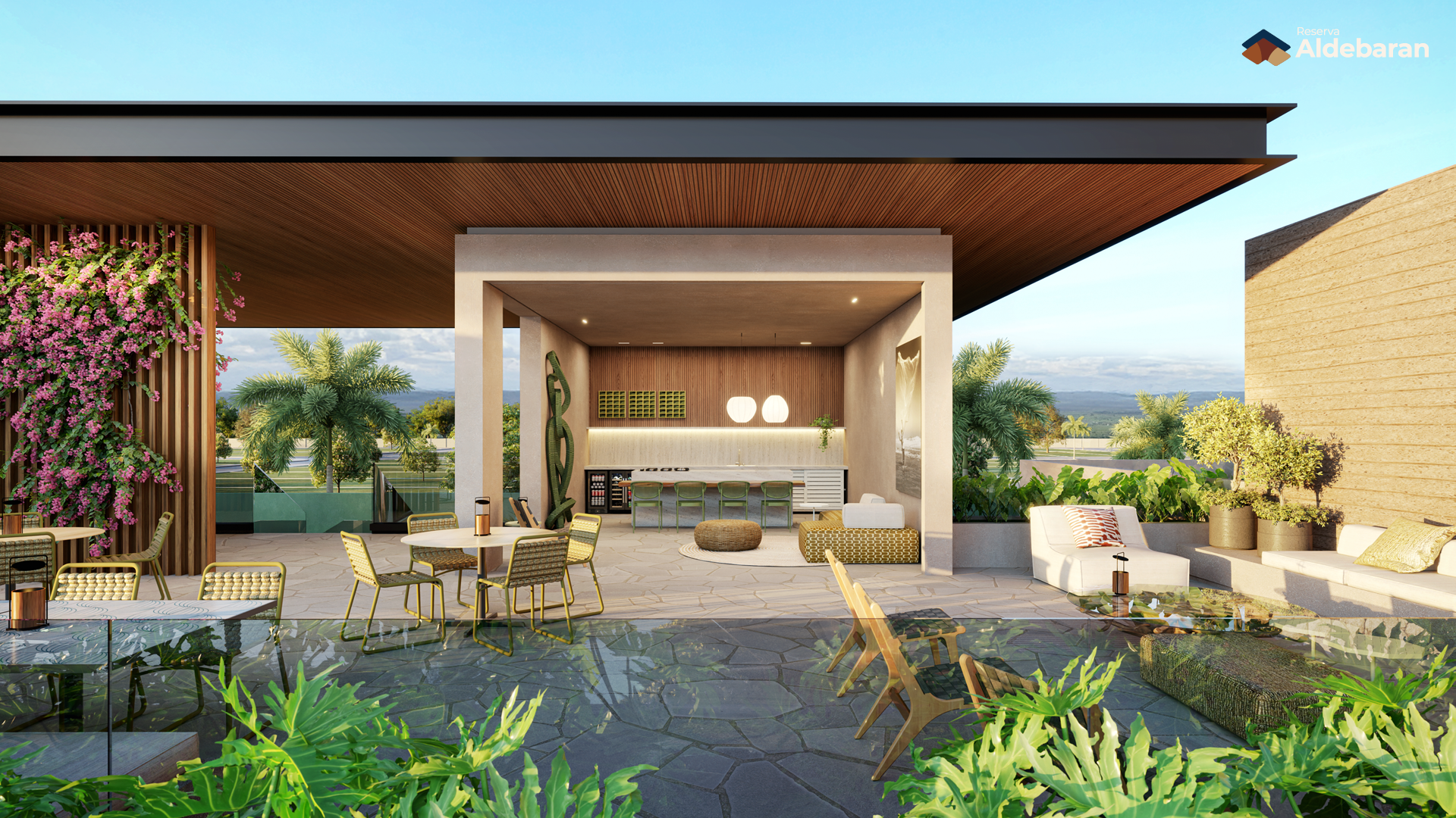 Rooftop com área gourmet